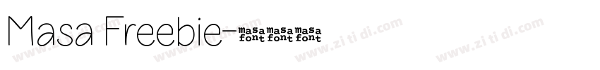 Masa Freebie字体转换